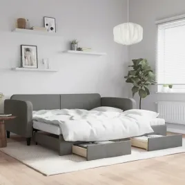 vidaxl-sofa-rozsuwana-z-szufladami-ciemnoszara-100x200-cm-tkanina