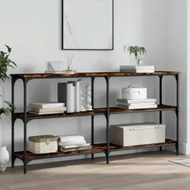 vidaxl-stolik-konsolowy-przydymiony-dab-150x29x75-cm