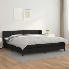 vidaxl-lozko-kontynentalne-z-materacem-czarne-ekoskora-200x200-cm