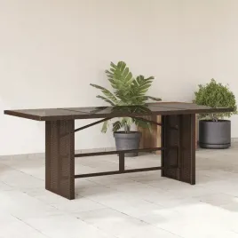 vidaxl-stol-ogrodowy-ze-szklanym-blatem-braz-190x80x75-cm