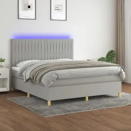 vidaxl-lozko-kontynentalne-z-materacem-jasnoszare-160x200cm-tkanina