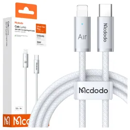 mcdodo-kabel-usb-c-lightning-szybkie-ladowanie-usb-typ-c-36w-1m-led-bialy