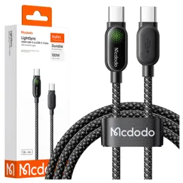 mcdodo-kabel-usb-c-usb-c-szybkie-ladowanie-usb-typ-c-pd-100w-1m-led-czarny
