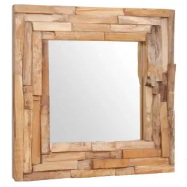vidaxl-lustro-dekoracyjne-drewno-tekowe-60-x-60-cm-kwadratowe