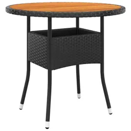 vidaxl-stolik-ogrodowy-o80x75-cm-drewno-akacjowe-i-rattan-pe-czarny