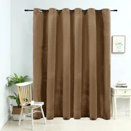 vidaxl-zaslona-zaciemniajaca-z-kolkami-aksamit-bez-290x245-cm