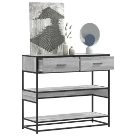 vidaxl-stolik-konsolowy-szary-dab-sonoma-90x35x80-cm