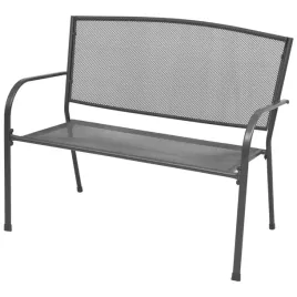 vidaxl-lawka-ogrodowa-108-cm-stal-i-siatka-antracytowa