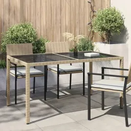 vidaxl-stol-ogrodowy-150x90x75-cm-szklo-i-rattan-pe-bezowy