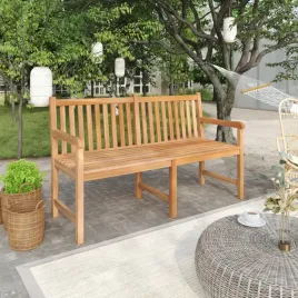 vidaxl-lawka-ogrodowa-150-cm-lite-drewno-tekowe