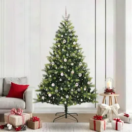 vidaxl-sztuczna-choinka-skladana-na-swieta-300-led-zielony-210-cm