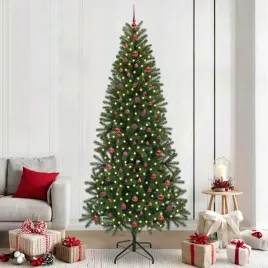 vidaxl-sztuczna-choinka-z-300-diodami-led-zielony-240-cm-pe-i-pvc
