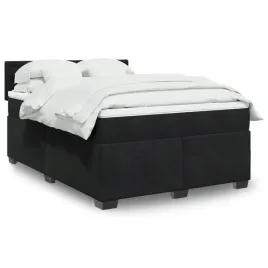 vidaxl-lozko-kontynentalne-z-materacem-czarne-160x200-cm-aksamit