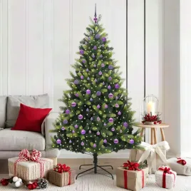 vidaxl-sztuczna-choinka-skladana-na-swieta-300-led-zielony-180-cm