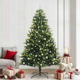 vidaxl-sztuczna-choinka-skladana-na-swieta-300-led-zielony-240-cm