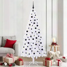 vidaxl-sztuczna-choinka-z-300-diodami-led-bialy-210-cm-pvc-i-stal