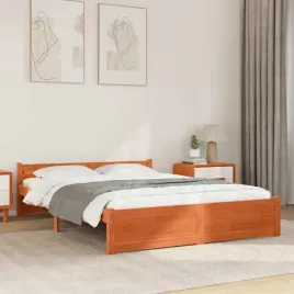 vidaxl-ramka-lozka-woskowy-braz-160-x-200-cm-lite-drewno-sosnowe