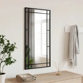 vidaxl-lustro-scienne-czarne-40x80-cm-prostokatne-zelazo
