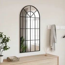 vidaxl-lustro-scienne-czarne-50x100-cm-zakonczone-lukiem-zelazo