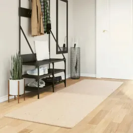 vidaxl-dywan-huarte-z-krotkim-wlosiem-bezowy-80x250-cm