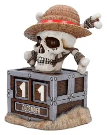 kalendarz-wieczny-one-piece-luffy-jolly-roger-16-cm