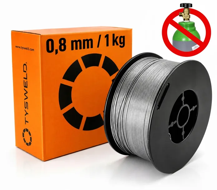 Drut FLUX | 0,8 mm 1 kg | TYSWELD | MIG samoosłonowy Spawanie bez Gazu