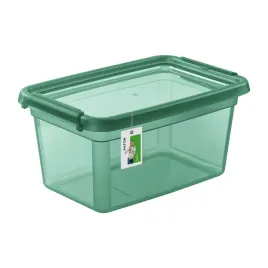 pojemnik-przezroczysty-na-zywnosc-zamykany-45l-do-lodowki-zmywarki-zielony