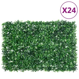 vidaxl-maty-ogrodzeniowe-sztuczny-zywoplot-24-szt-zielone-40x60cm