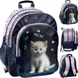 paso-plecak-2-komorowy-szkolny-dla-klas-1-4-white-kitty-bialy-kot