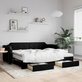 vidaxl-sofa-rozsuwana-z-szufladami-czarna-80x200-cm-tkanina