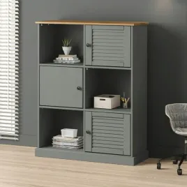 vidaxl-szafka-na-ksiazki-vigo-szara-90x35x1145-cm-drewno-sosnowe