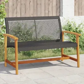 vidaxl-lawka-ogrodowa-czarna-112-cm-polirattan-i-drewno-akacjowe