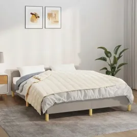 vidaxl-koc-obciazeniowy-kremowy-137x200-cm-6-kg-tkanina