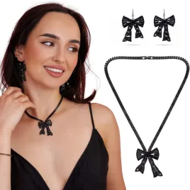 zestaw-bizuterii-damskiej-czarny-naszyjnik-i-kolczyki-kokardy-glamour