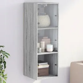 vidaxl-szafka-wiszaca-szklane-drzwi-szary-dab-sonoma-35x37x100-cm