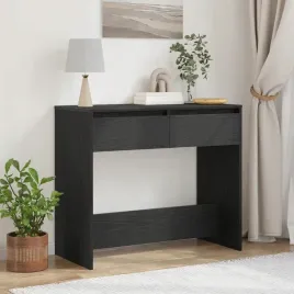 vidaxl-stolik-konsolowy-czarny-dab-89x41x765-cm