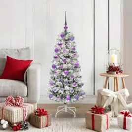 vidaxl-sztuczna-choinka-z-zawiasami-z-podstawa-zielono-bialy-120-cm