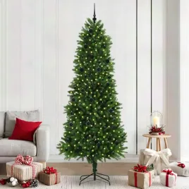 vidaxl-choinka-z-300-diodami-led-z-podstawa-zielony-240-cm-pe