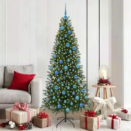 vidaxl-sztuczna-choinka-z-300-diodami-led-zielony-180-cm-pe-i-pvc