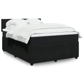 vidaxl-lozko-kontynentalne-z-materacem-czarne-160x200-cm-aksamit