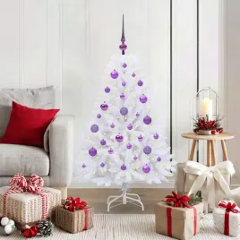 vidaxl-sztuczna-choinka-z-zawiasami-z-podstawa-bialy-120-cm-pvc-i-stal