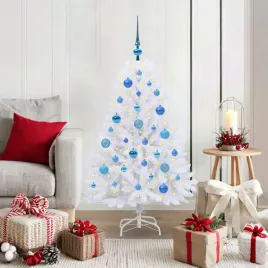 vidaxl-sztuczna-choinka-z-zawiasami-z-podstawa-bialy-120-cm-pvc-i-stal