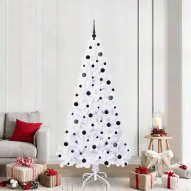 vidaxl-sztuczna-choinka-z-300-diodami-led-bialy-210-cm-pvc-i-stal