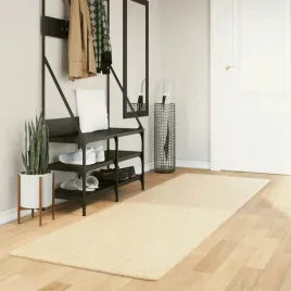 vidaxl-dywan-huarte-z-krotkim-wlosiem-kremowy-80x250-cm
