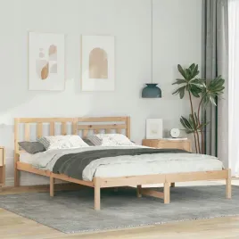vidaxl-ramka-lozka-brazowy-160-x-200-cm-lite-drewno-sosnowe
