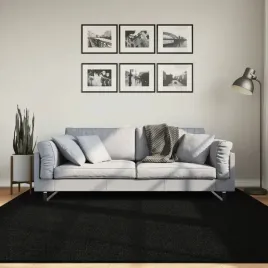 vidaxl-dywan-huarte-z-krotkim-wlosiem-czarny-200x200-cm