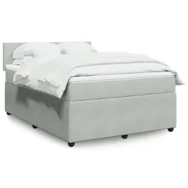 vidaxl-lozko-kontynentalne-z-materacem-jasnoszare-140x190cm-aksamit