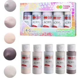 happy-color-farby-akrylowe-matowe-pastelowe-5-kolorow-5-x-60-ml