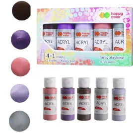 happy-color-farby-akrylowe-matowe-pastelowe-5-kolorow-5-x-60-ml