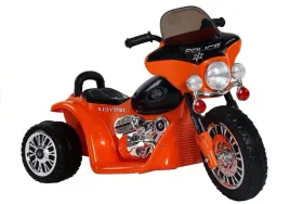 motor-na-akumulator-trojkolowy-jt568-policja-dla-dzieci-led-pomaranczowy